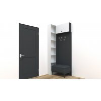 Cuier  ALLO 1 -80-207-58 - DECOR 0164/8100